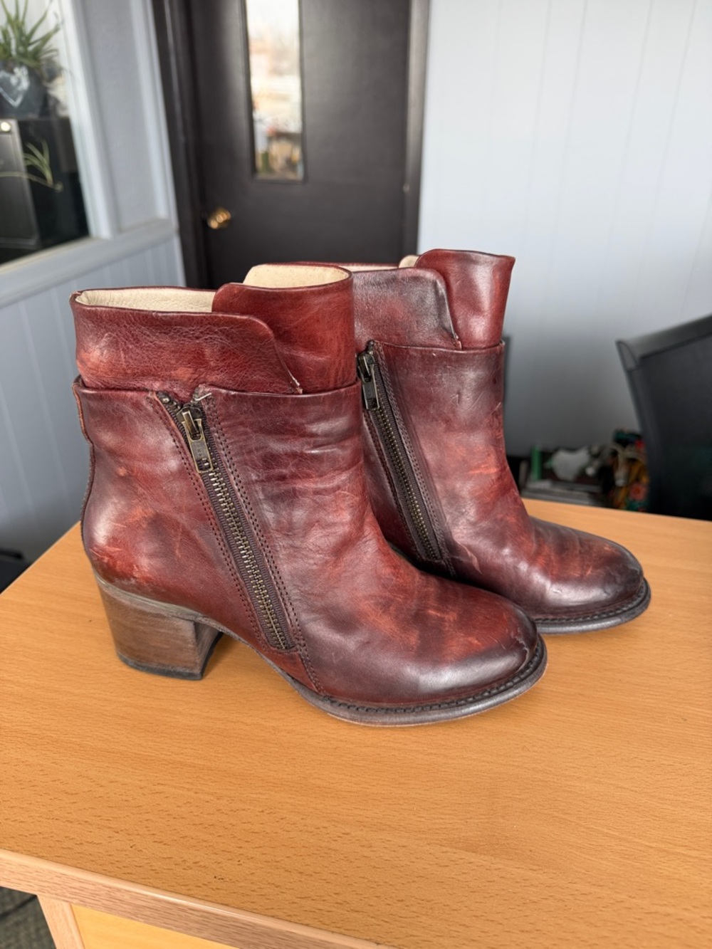 Freebird Leather Ankle Boots
